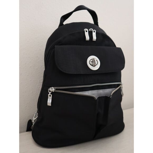 Baggallini Women's O/S Black Naples Convertible Sling Bag Backpack - Picture 16 of 16